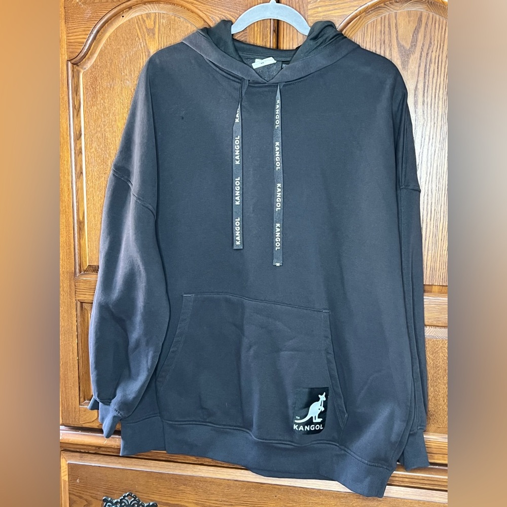 Kangol x H&M Black Hoodie – Size 2XL